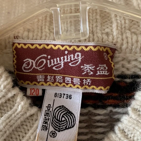 Xiuying 100% wool man sweater. - Picture 6 of 6